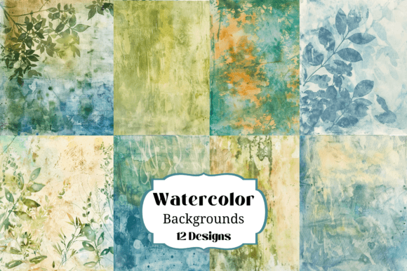 12 Watercolor Backgrounds: A Designer’s Guide to Instant Texture
