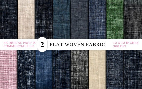 66 Flat Woven Fabric Texture Backgrounds for Timeless Design
