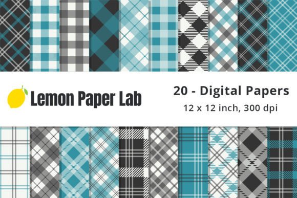 Blue and Black Plaid: A Designer's Go-To Pattern Pack