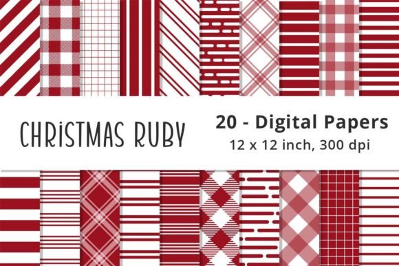 Designing with Ruby Red Seamless Striped Backgrounds