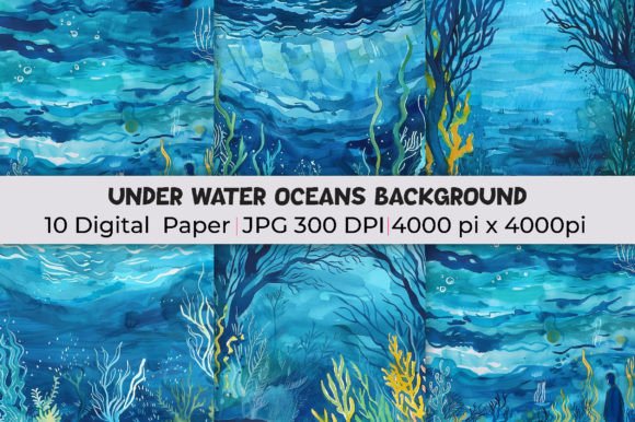 Dive Deep into Design: The Magic of Under Water Oceans Backgrounds