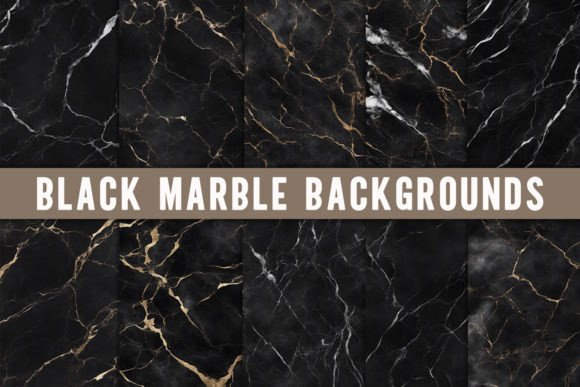 Elevate Your Designs with Black Marble Backgrounds