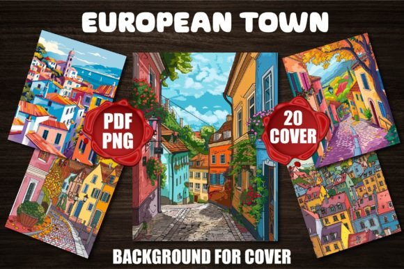 European Town Backgrounds for Covers: A Designer's Guide