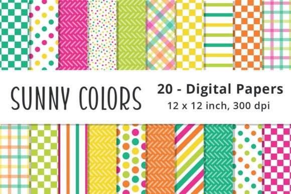 Infuse Your Projects with Sunshine: A Guide to Sunny Colored Digital Paper Backgrounds