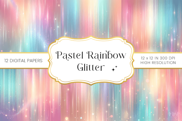 Understanding Pastel Rainbow Glitter Backgrounds